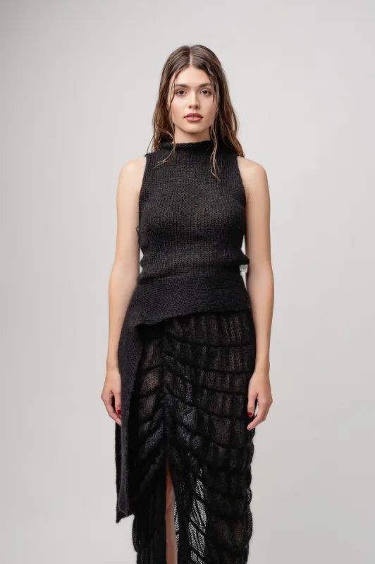 Ari Mohair Vest Black sold by Ivalo.com