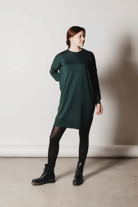Ada Merino Tunic Green made by Ivalo.com