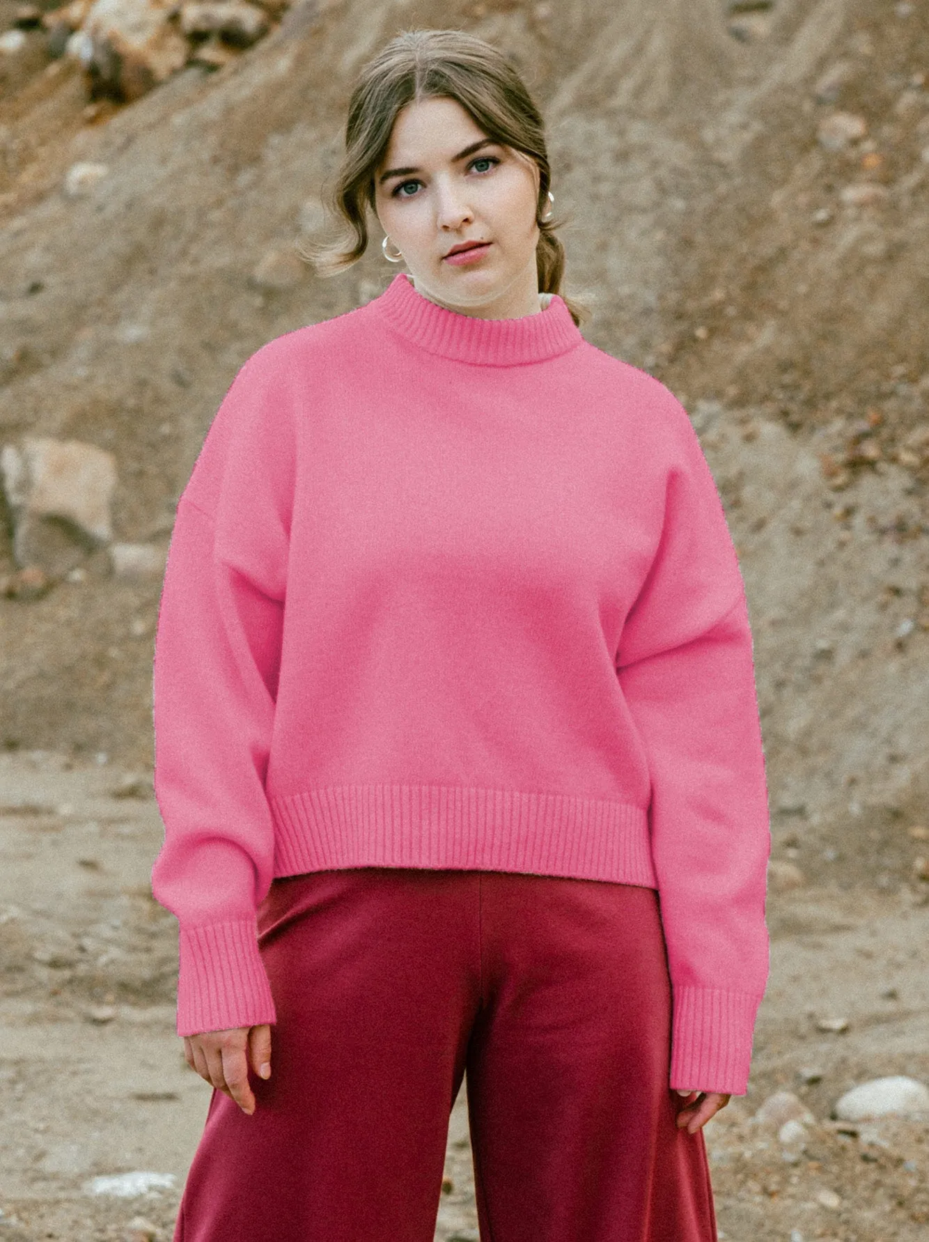 Bess Sweater Pink sold by Ivalo.com