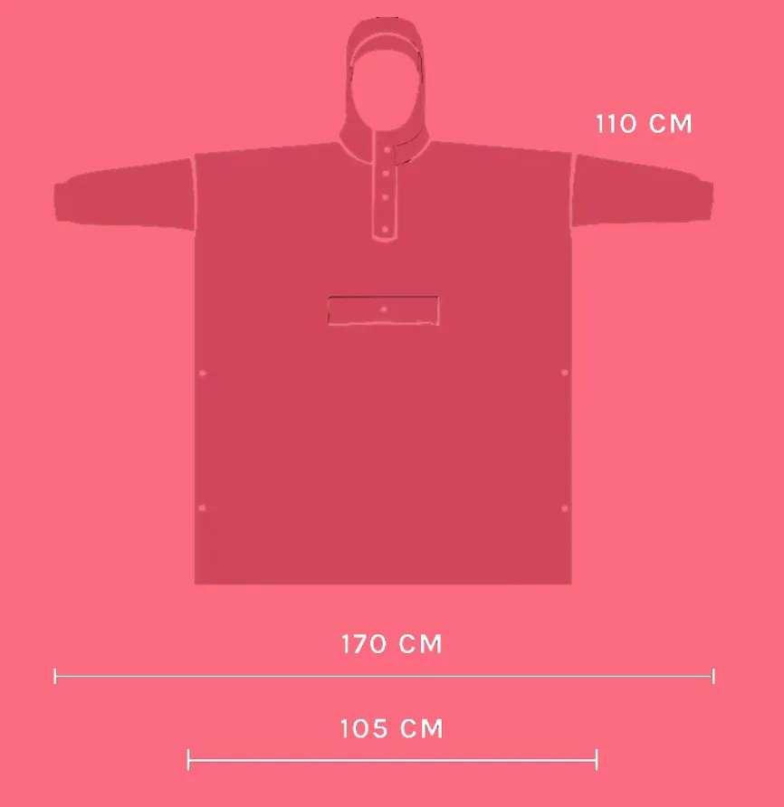 Digi Forest Camo Rain Poncho sold by Ivalo.com product image thumbnail 3