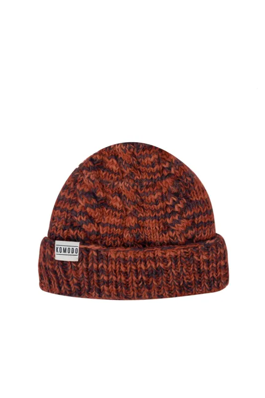Matterhorn Beanie Hat Space Dye Terracotta sold by Ivalo.com