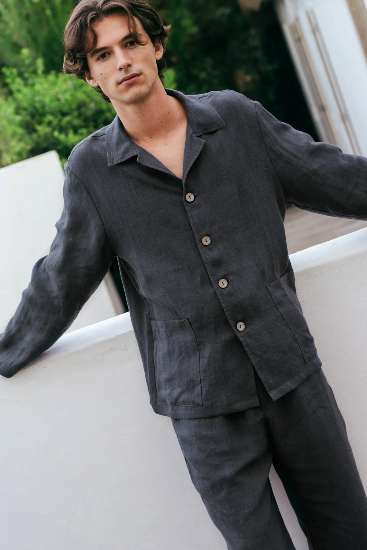 Men's Oliver Linen Loungewear Pyjama Set sold by Ivalo.com product image thumbnail 5