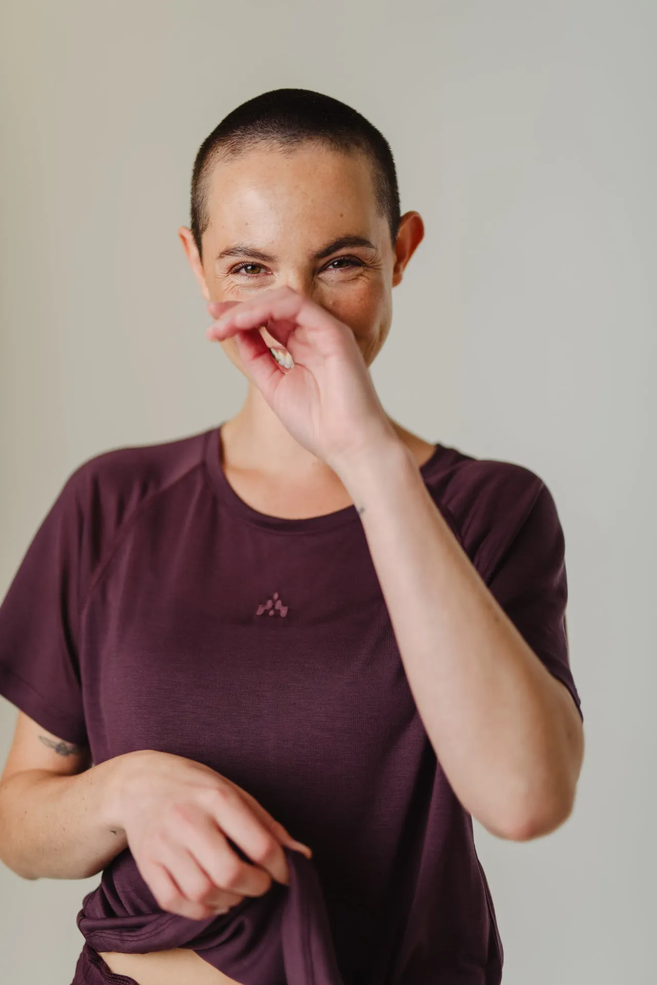 Relaxed Fit Tech T-Shirt Violet Black sold by Ivalo.com product image thumbnail 3