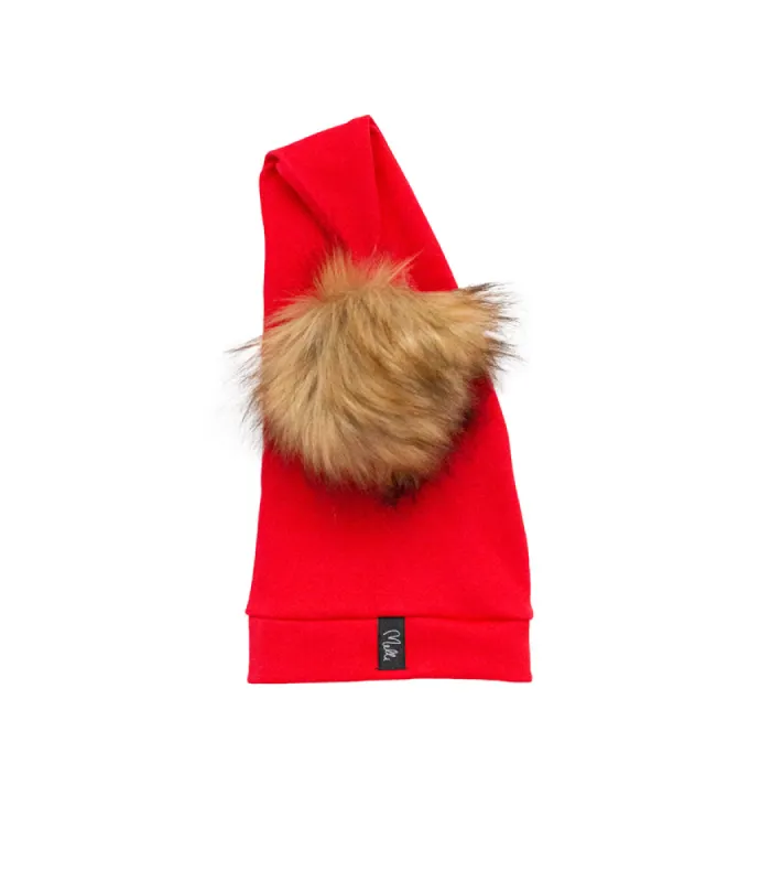 Melli EcoDesign Santa Hat With Faux Fur Pompom Red sold by Ivalo.com