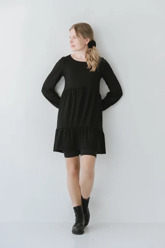 Layered Tunic Black sold by Ivalo.com