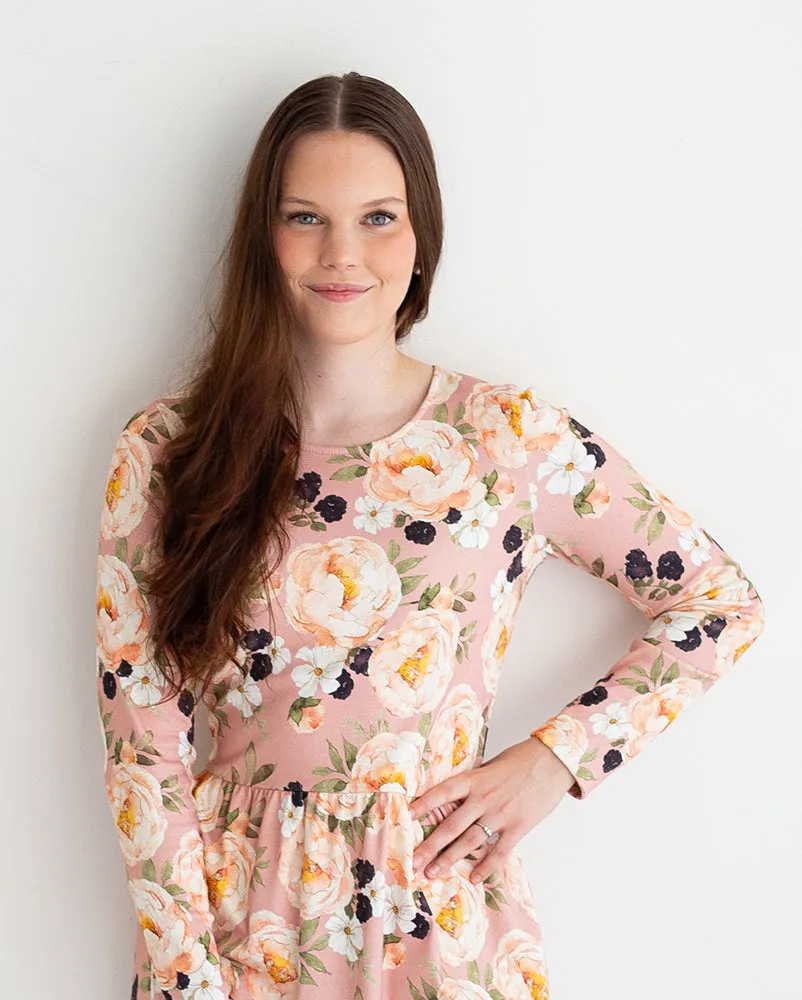 Pocketed Dress Aprikoosin Kukka Pink sold by Ivalo.com product image thumbnail 3