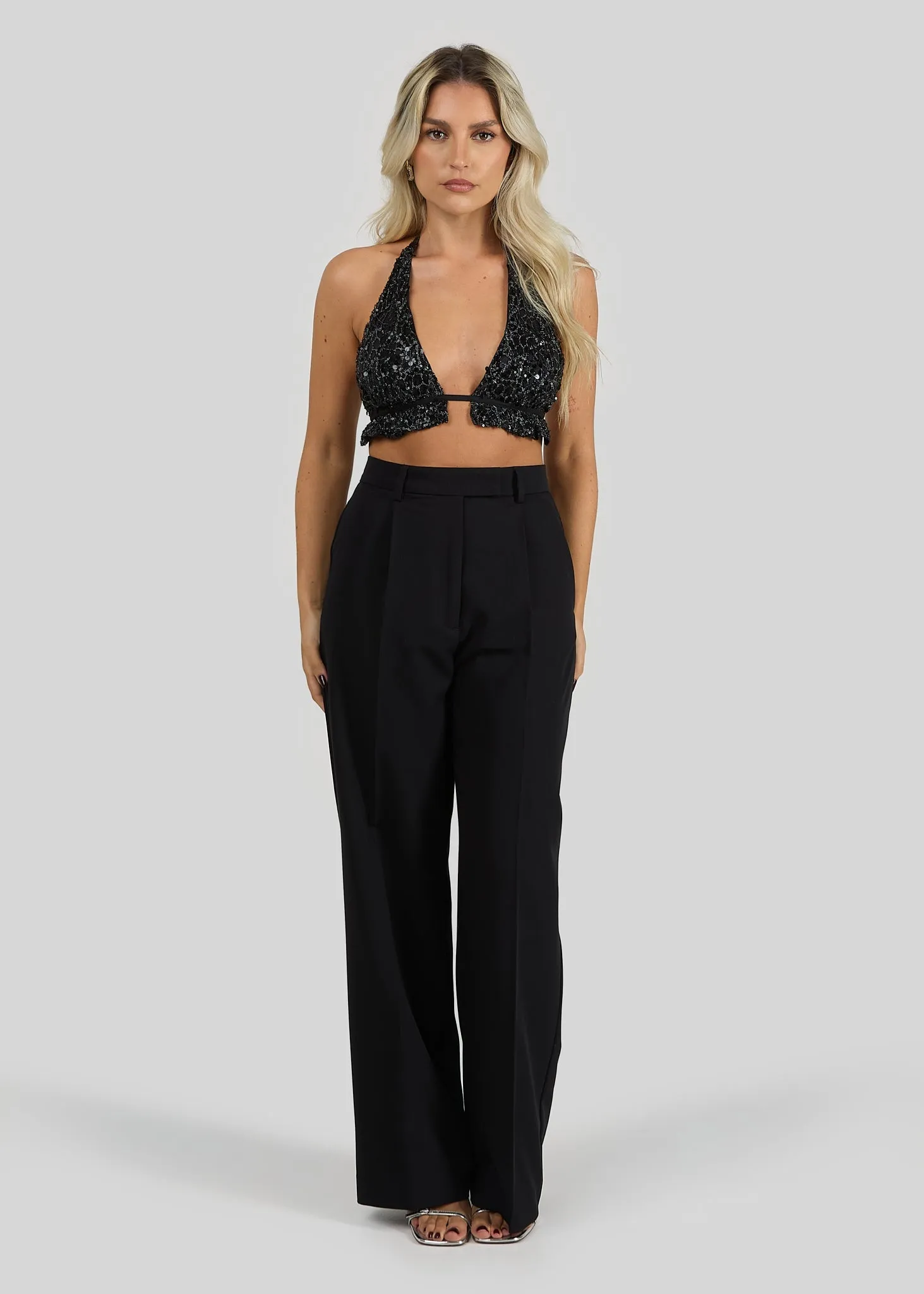 Bindi Sequins Halter Top Black sold by Ivalo.com product image thumbnail 5