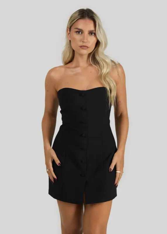 Jagger Strapless Mini Dress Black sold by Ivalo.com