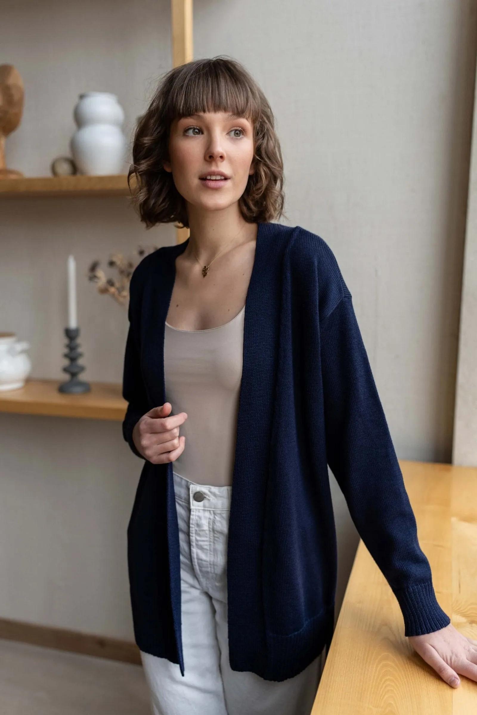 Merino Wool Cardigan With A Belt sold by Ivalo.com product image thumbnail 2