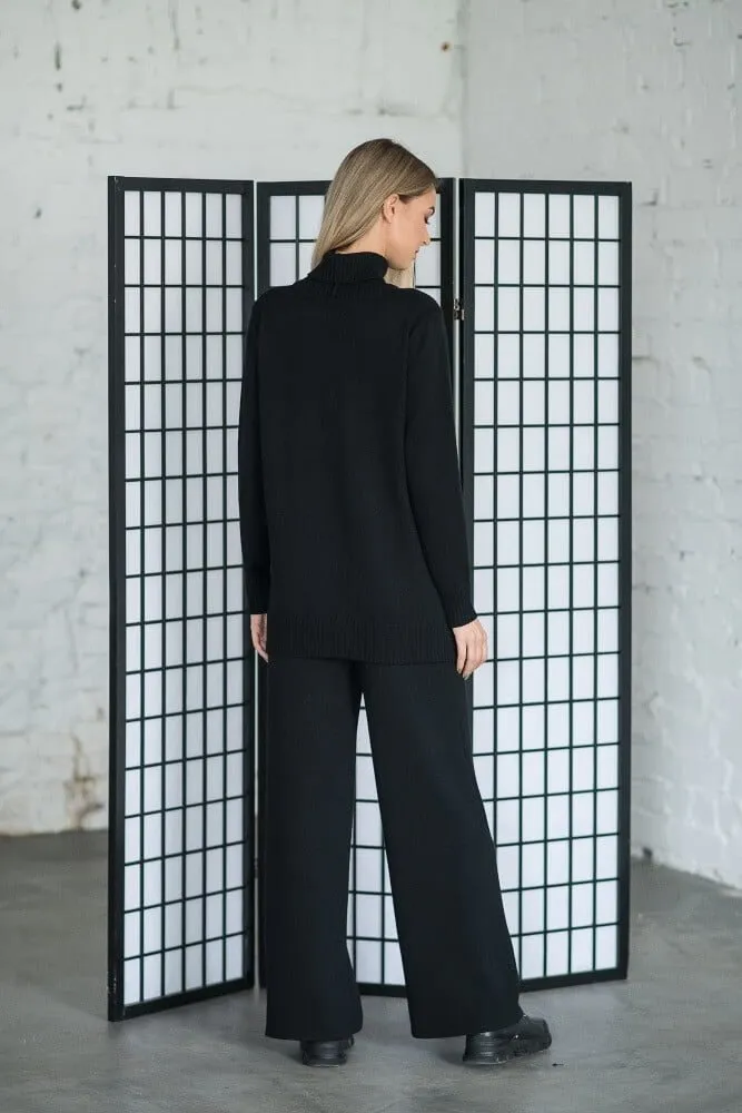 Merino Wool Turtleneck Sweater Black sold by Ivalo.com product image thumbnail 5