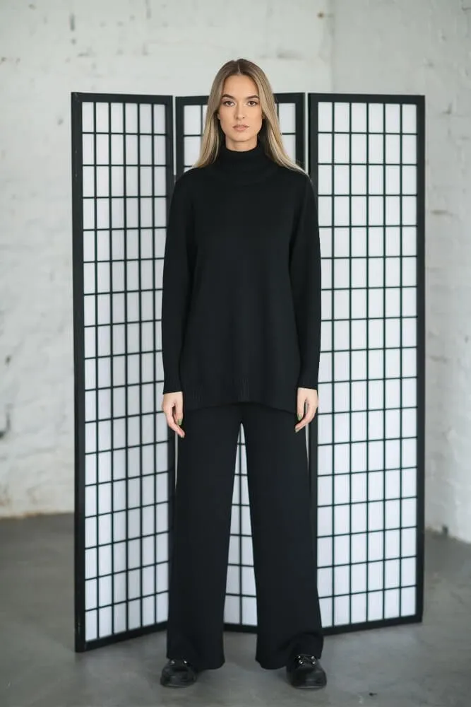 Merino Wool Turtleneck Sweater Black sold by Ivalo.com product image thumbnail 4