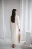 Turtleneck Knitted Merino Wool Sweater Dress Natural White sold by Ivalo.com