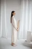 Turtleneck Knitted Merino Wool Sweater Dress Natural White sold by Ivalo.com