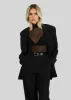 Petrus See-Through Turtleneck Sweater Black sold by Ivalo.com