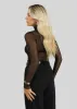Petrus See-Through Turtleneck Sweater Black sold by Ivalo.com