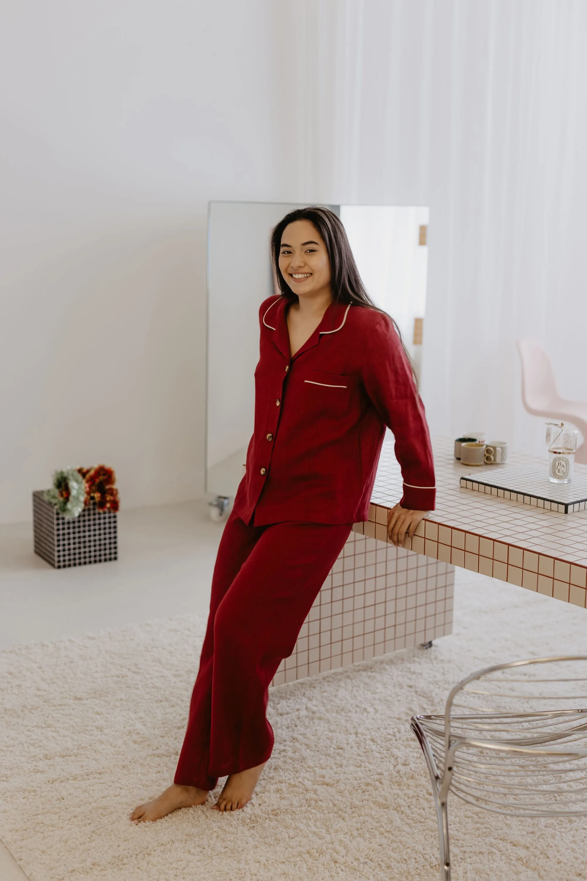 Pilnatis Linen Pyjama Set sold by Ivalo.com product image thumbnail 4
