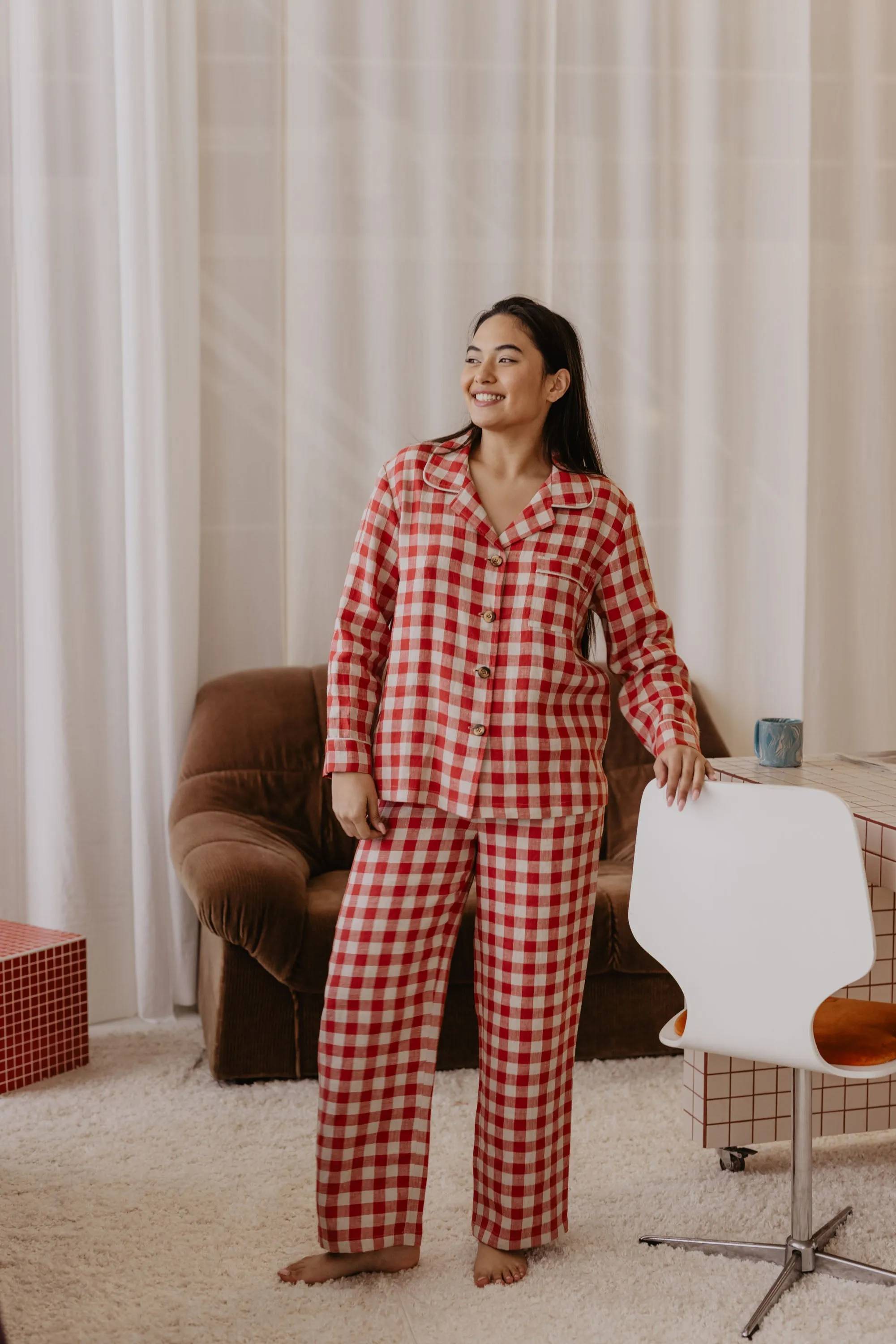 Pilnatis Linen Pyjama Set sold by Ivalo.com product image thumbnail 2