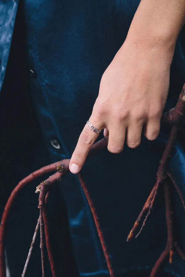 Old Grecia Ring Silver/Gold sold by Ivalo.com product image thumbnail 2