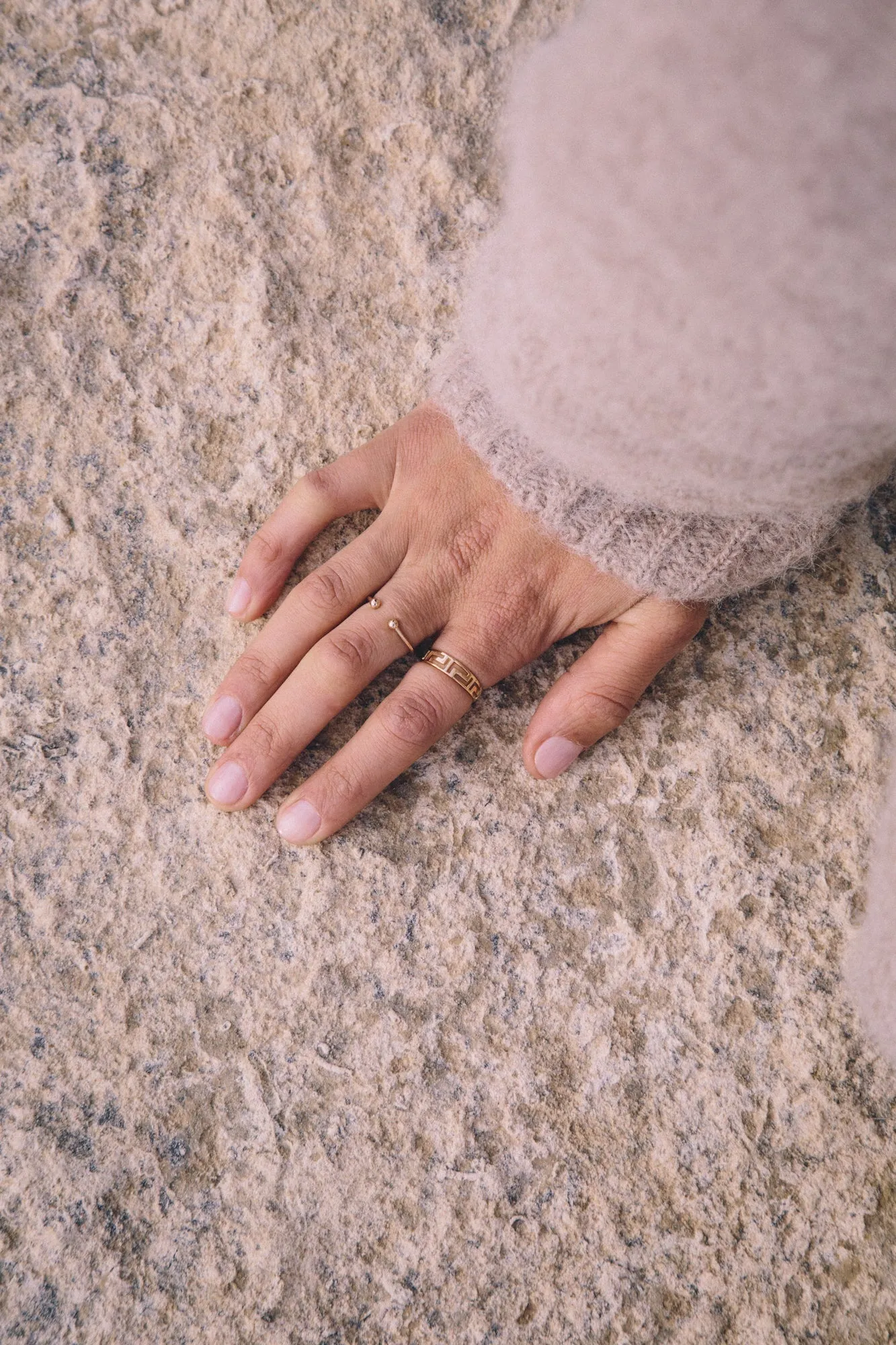 Old Grecia Ring Silver/Gold sold by Ivalo.com