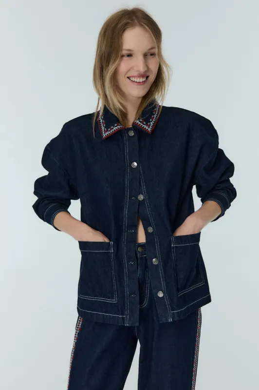 Sena Denim Overshirt Blue sold by Ivalo.com