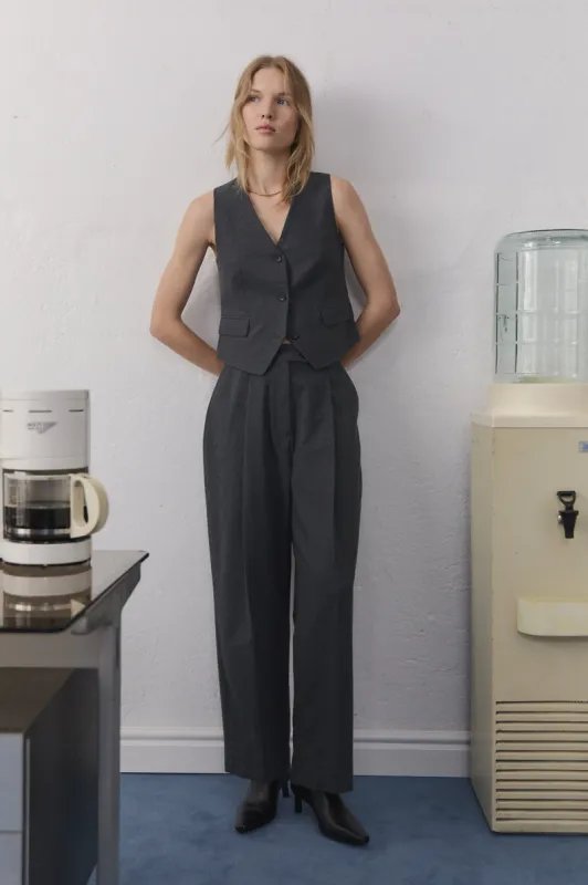 Brooklyn Waistcoat Grey sold by Ivalo.com