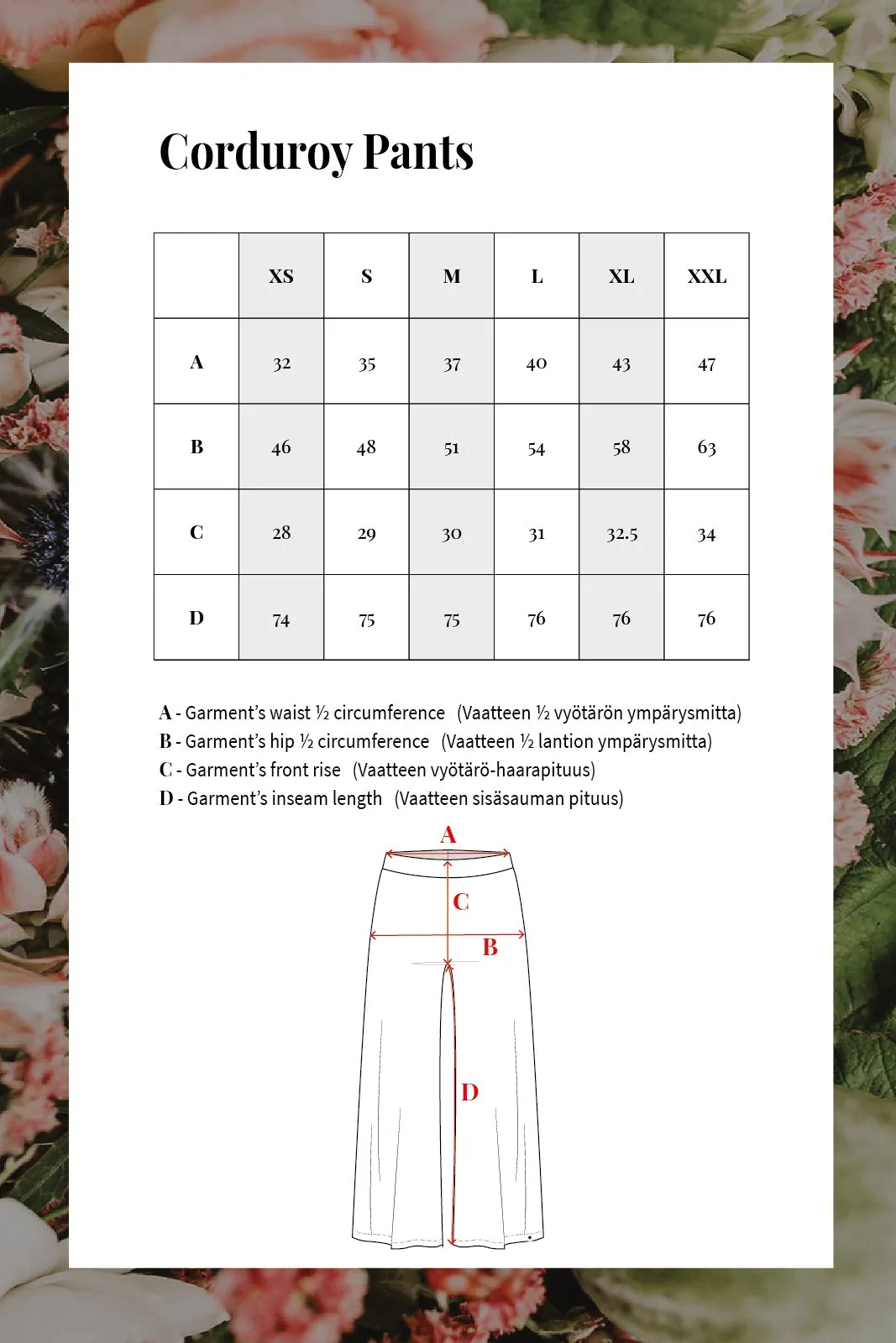 Corduroy Pants Blue sold by Ivalo.com product image thumbnail 3