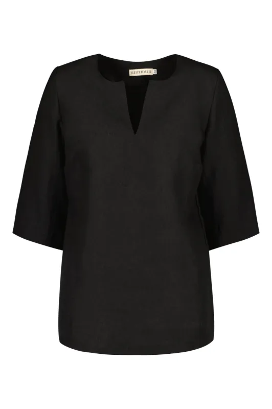 Rumarby Linen Shirt Raven Black sold by Ivalo.com
