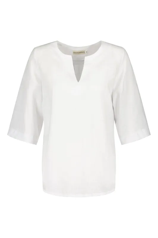 Rumarby Linen Shirt White sold by Ivalo.com