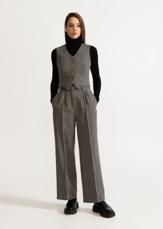 Women's Figa Wool Set Chambray Grey sold by Ivalo.com