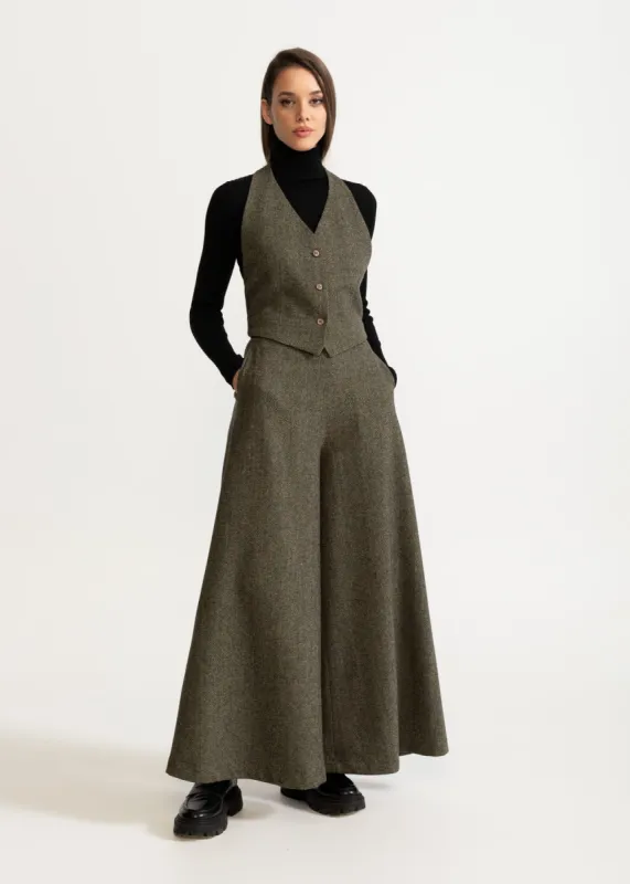 Women's Jina Wool Set  Green sold by Ivalo.com