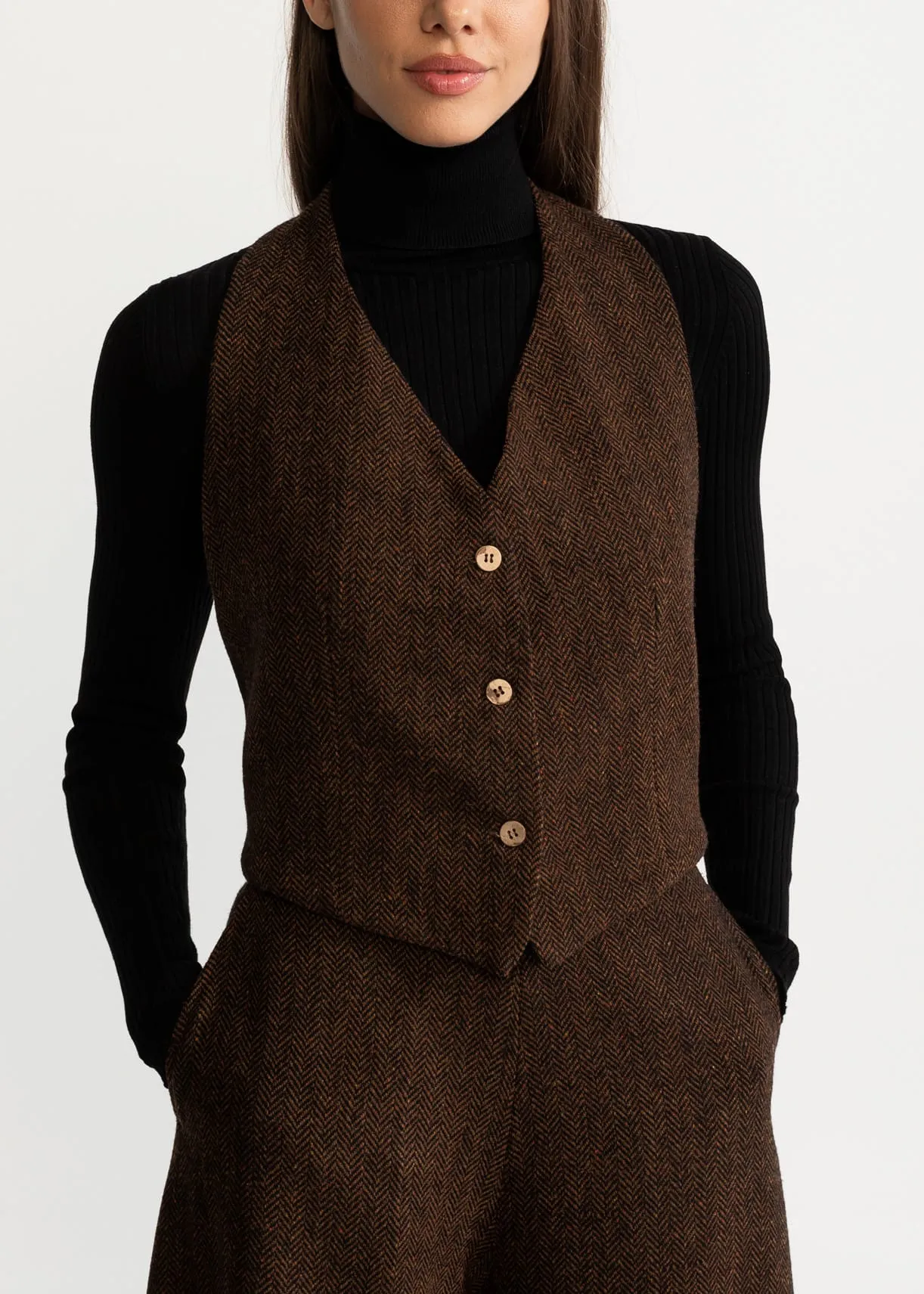 Women's Jina Wool Set Rustic Chestnut Brown sold by Ivalo.com product image thumbnail 2