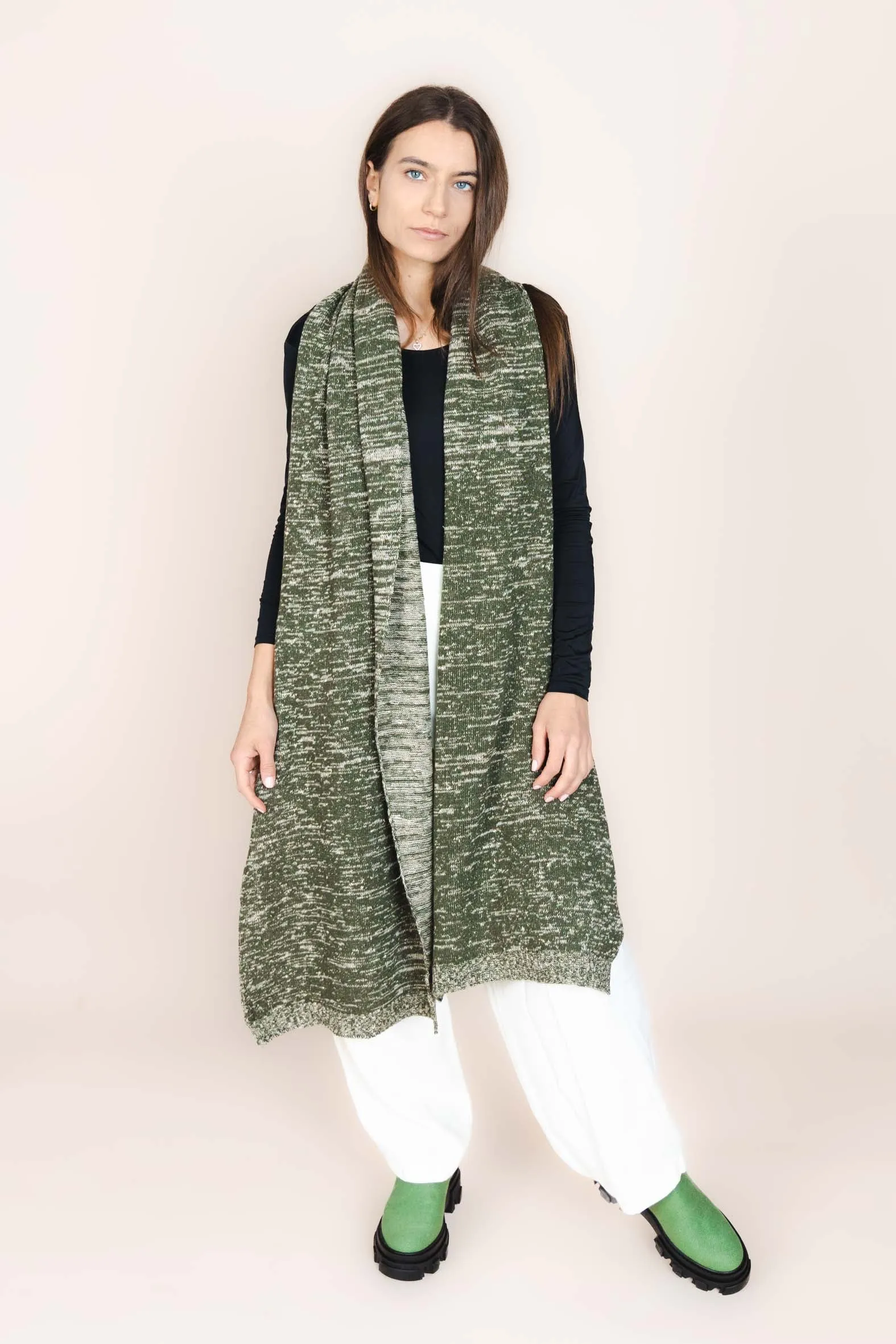 The Hemp & Wool Scarf Green sold by Ivalo.com product image thumbnail 3