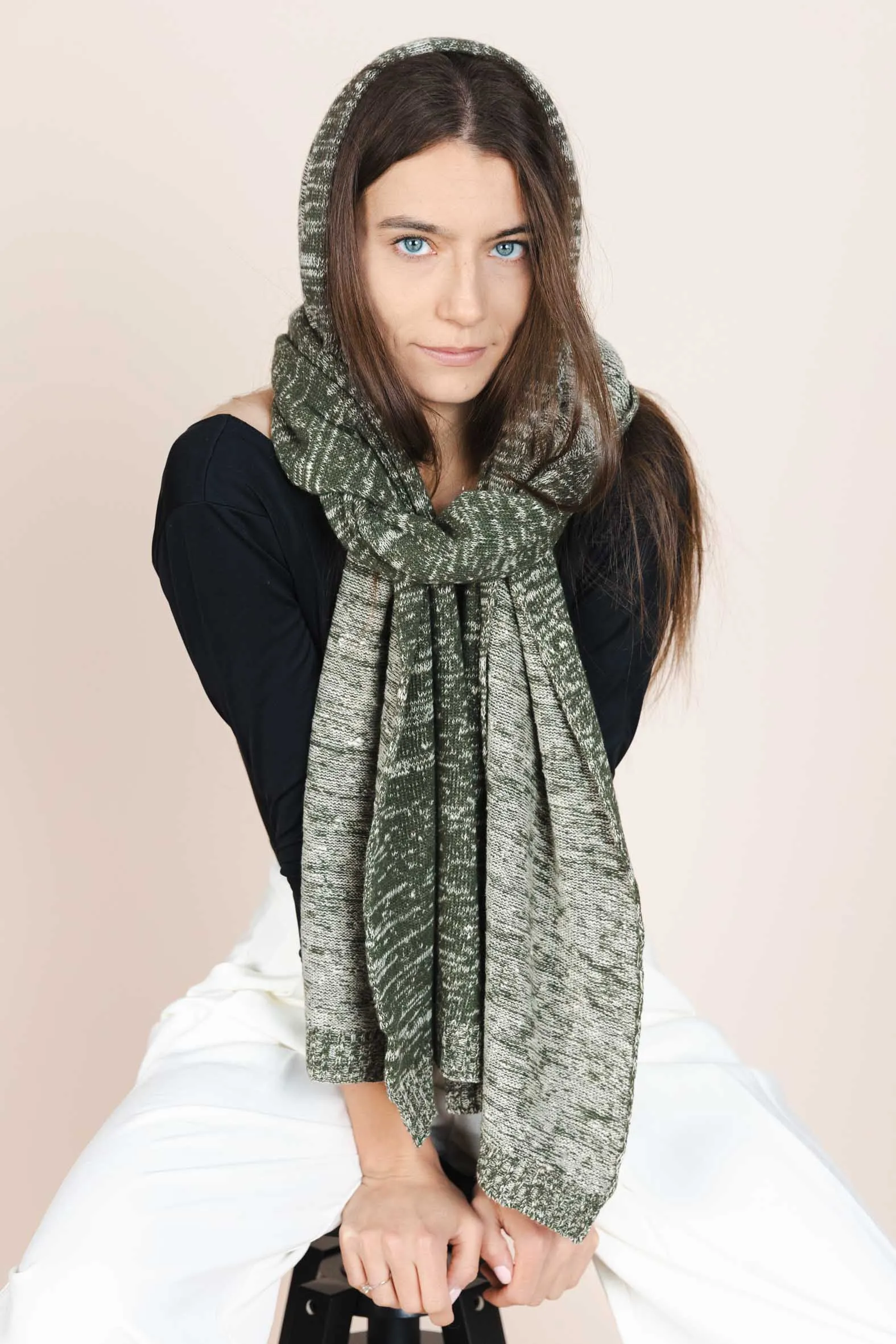 The Hemp & Wool Scarf Green sold by Ivalo.com