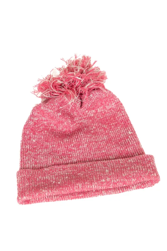 The Hemp Wool Bobble Beanie  Pink sold by Ivalo.com