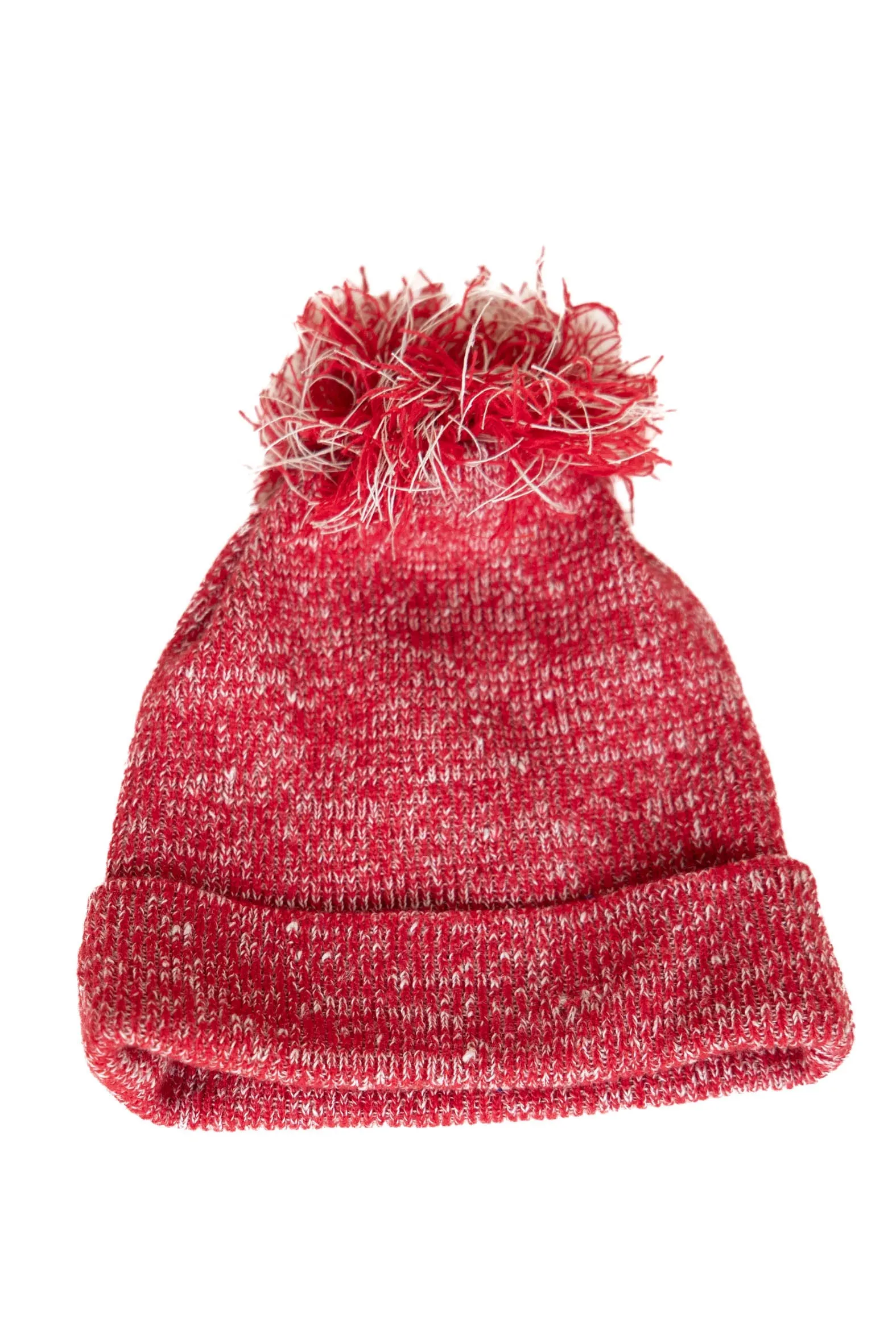 The Hemp Wool Bobble Beanie Red sold by Ivalo.com