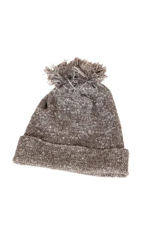 The Hemp Wool Bobble Beanie  Brown sold by Ivalo.com