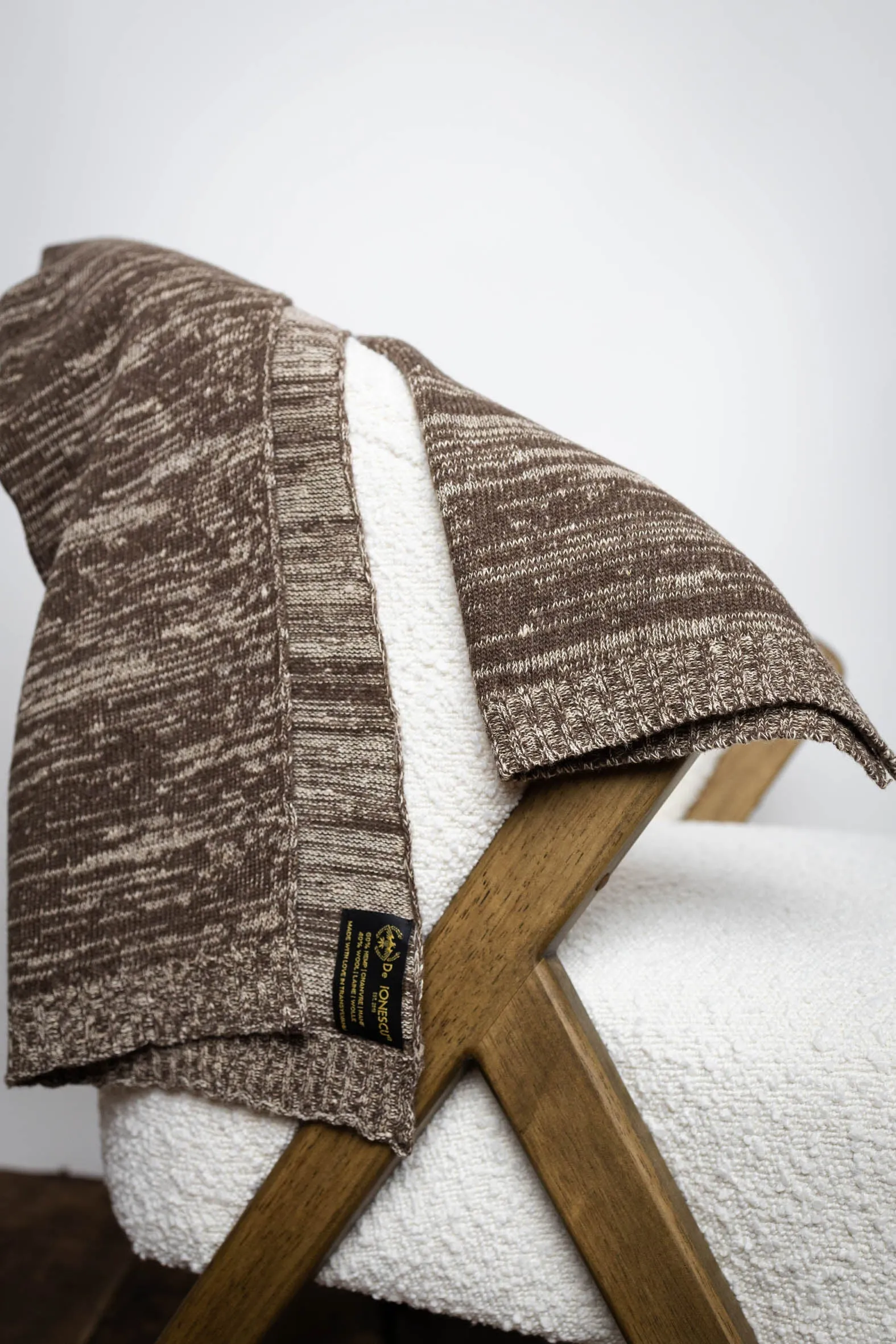 The Hemp & Wool Scarf  Brown sold by Ivalo.com product image thumbnail 4