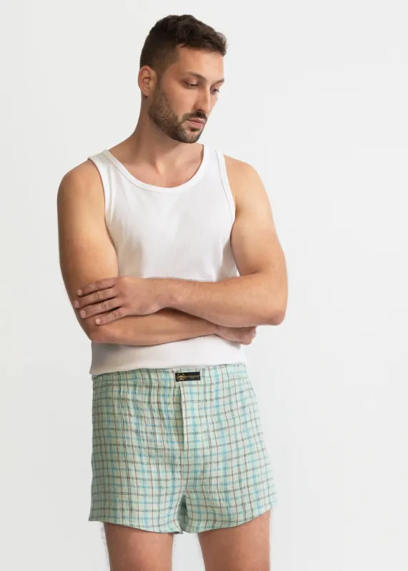 The Hemp Boxer Shorts Checkered sold by Ivalo.com