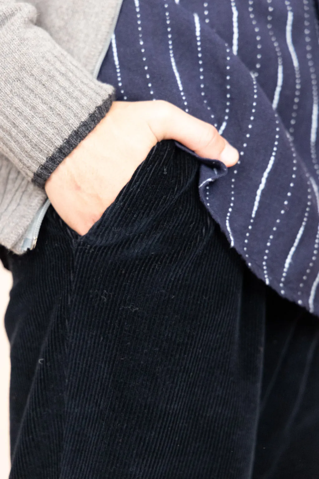 The Dacian Corduroy Trousers  Navy Blue sold by Ivalo.com product image thumbnail 2