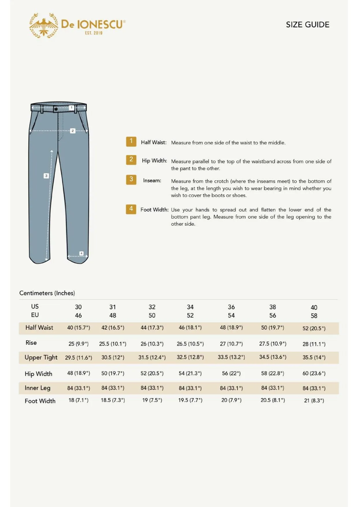 The Dacian Corduroy Trousers  Navy Blue sold by Ivalo.com product image thumbnail 5