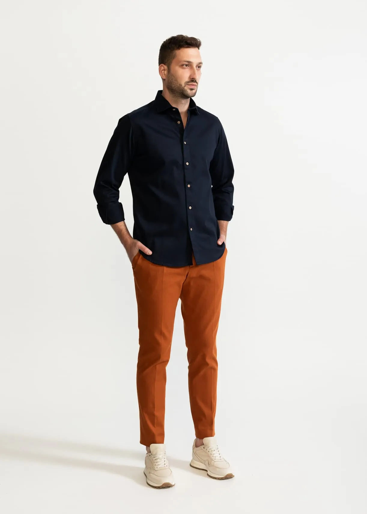 The Calimani Cotton Ignifugé Shirt Dark Blue sold by Ivalo.com product image thumbnail 4