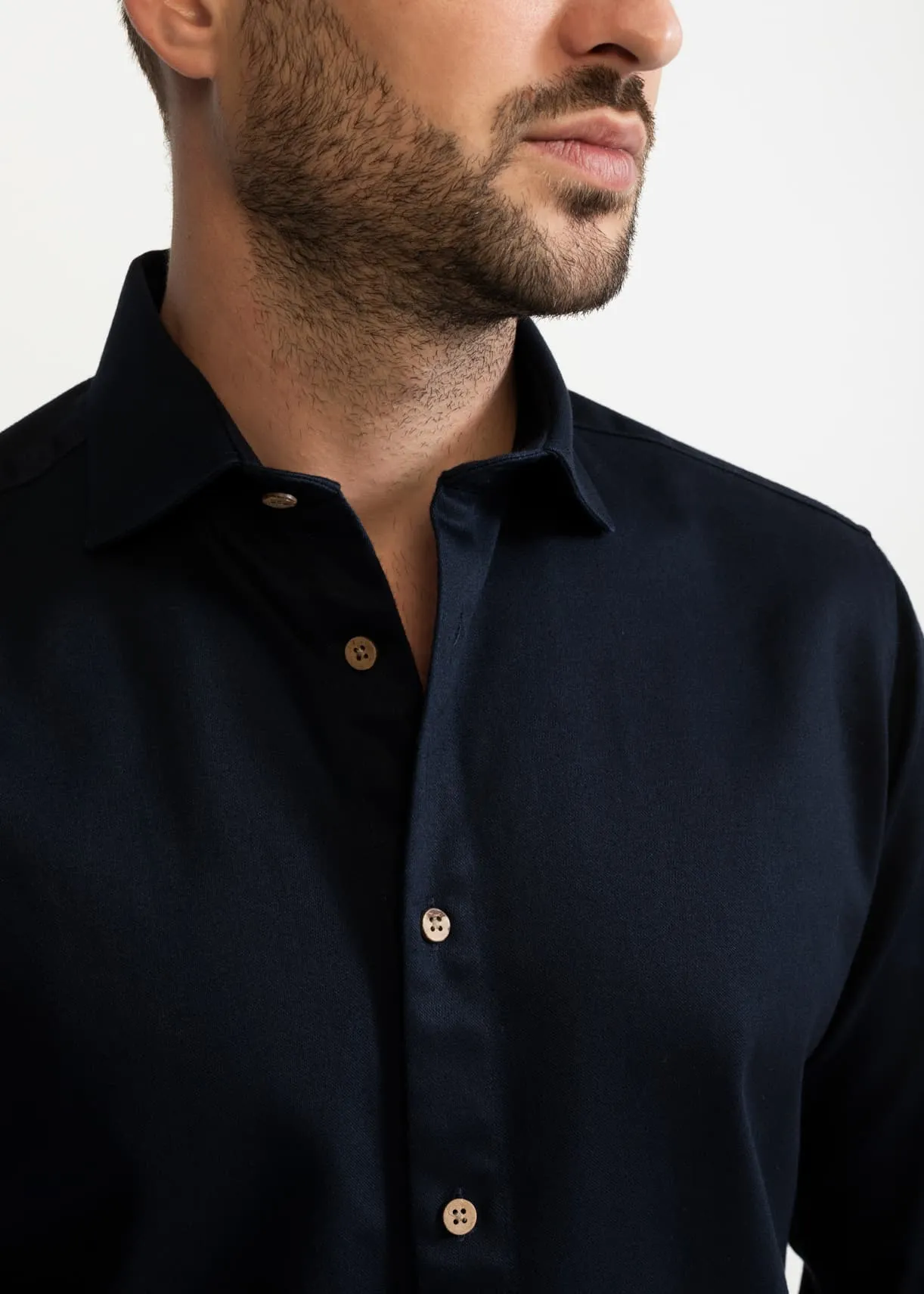 The Calimani Cotton Ignifugé Shirt Dark Blue sold by Ivalo.com product image thumbnail 3