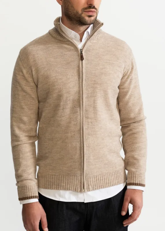 The Rodna 100% Wool Cardigan Cream sold by Ivalo.com