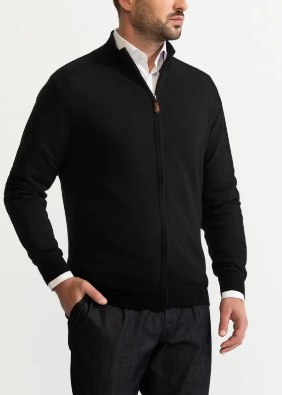 The Rodna 100% Wool Cardigan Black sold by Ivalo.com