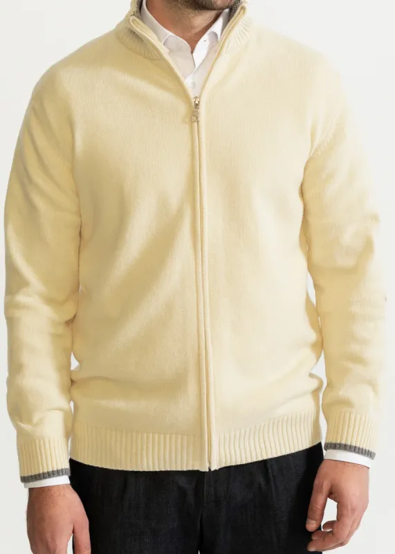The Rodna 100% Wool Cardigan Off White sold by Ivalo.com