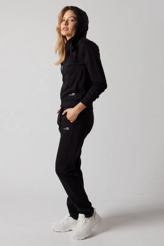 Women's Straight Joggers Black sold by Ivalo.com