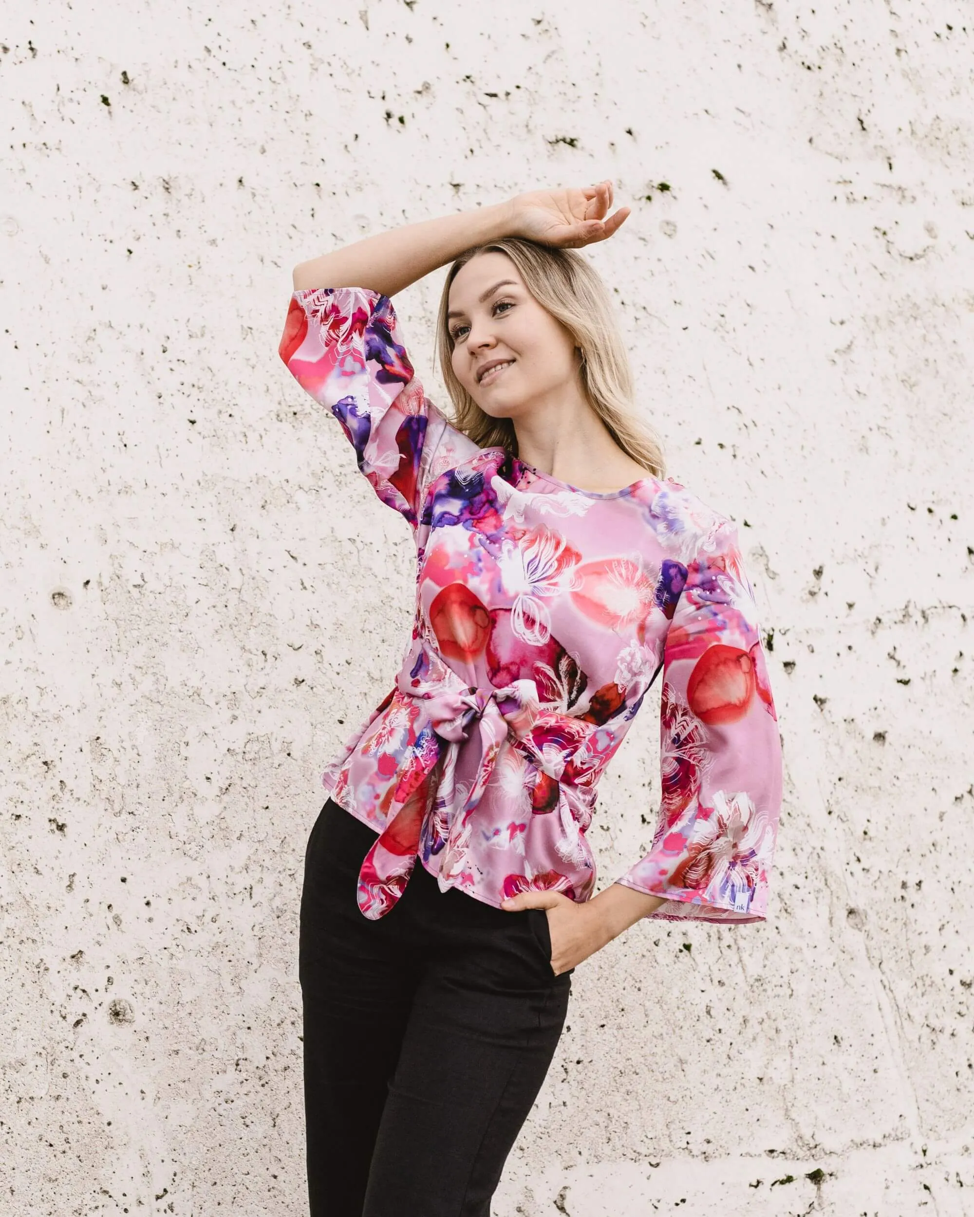 Ophelia Blouse Coral Reef Pink sold by Ivalo.com