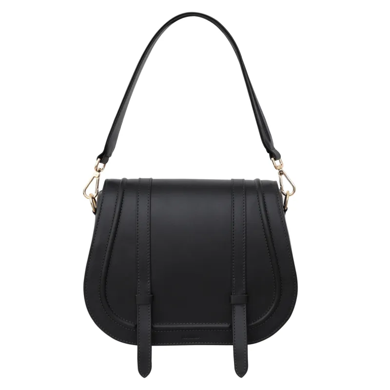 Maxi Saddle Bag No. 408 Black sold by Ivalo.com