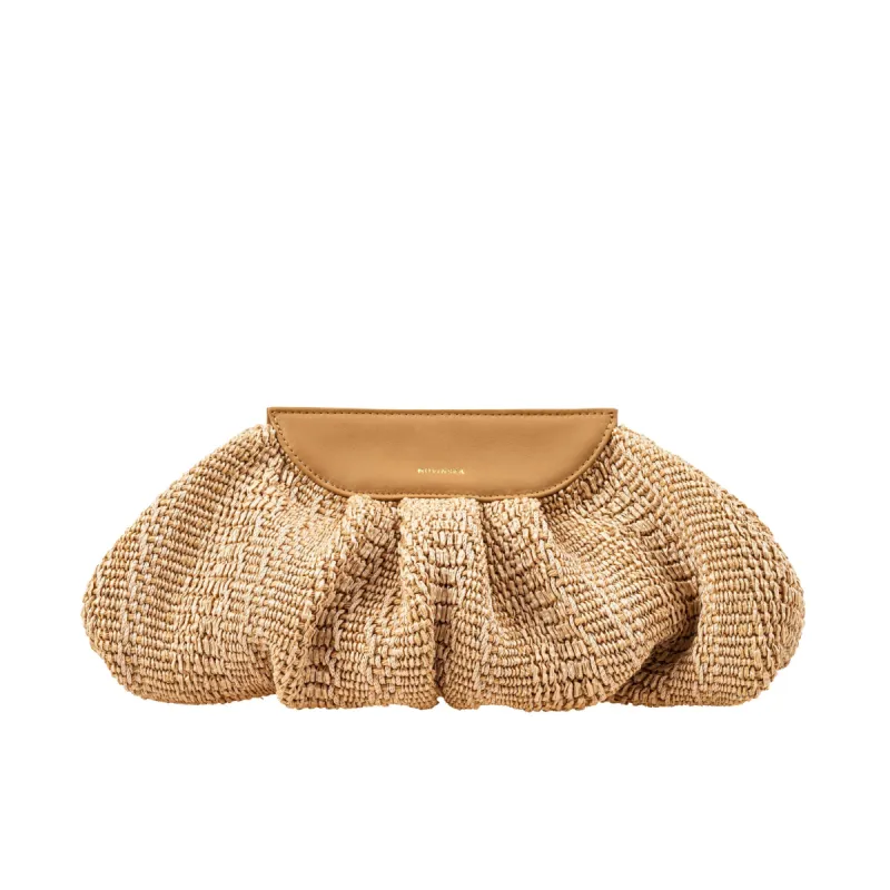 Raffia Cloud Bag Beige sold by Ivalo.com