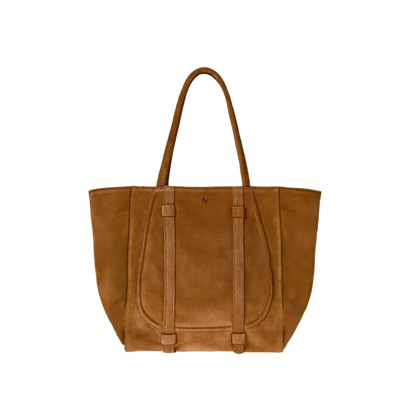 No. 288 Tote Bag Decor Suede Brown sold by Ivalo.com